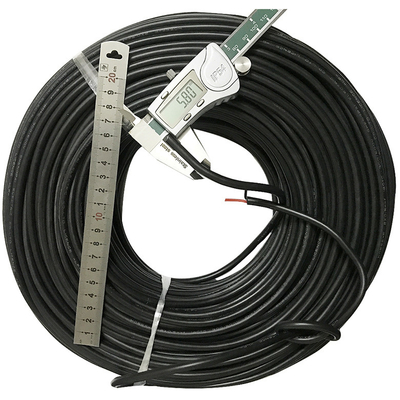 medidor flexível isolado de borracha do cabo 100 de 2x1mm/rolo para equipamentos eletrônicos