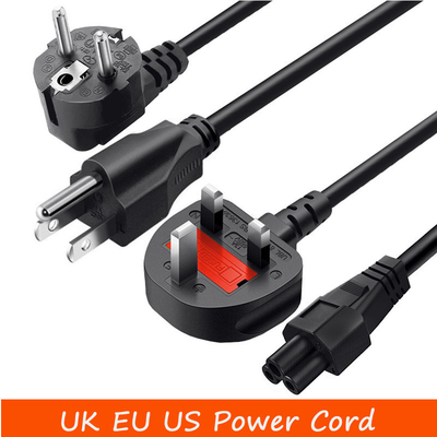 Cabo de alimentação 1m 1.5m 2m Reino Unido 3 PIN Power Cable do aparelho eletrodoméstico ASTA Reino Unido