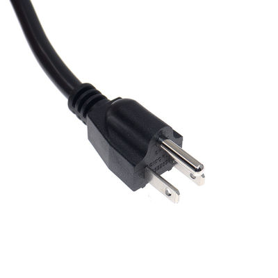 qualidade  OEM UL Power Cord 3pin Pure Copper Core SJT SVT  SJTW SJTO Cable fábrica