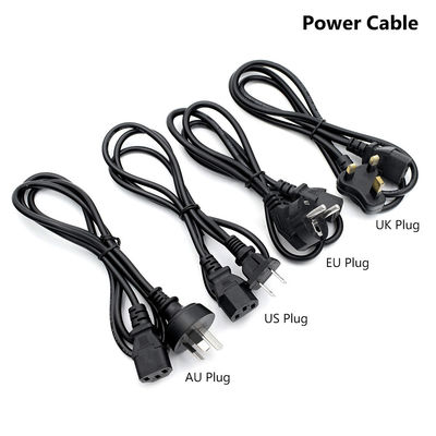 qualidade  IEC Female AC Power Extension Cord OEM 6A 250V Camera Power Cable fábrica