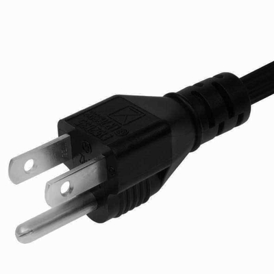 Cobre puro do PVC dos conectores 125V 10A do IEC C13 do cabo de alimentação do UL da eletrônica