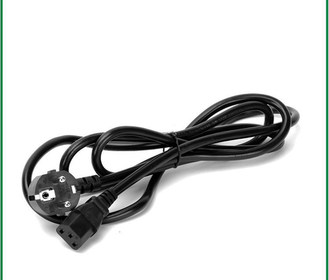 Cabo de alimentação CEE7/7 Schuko Plu do VDE C15 do IEC 60320 do Pin do europeu 2